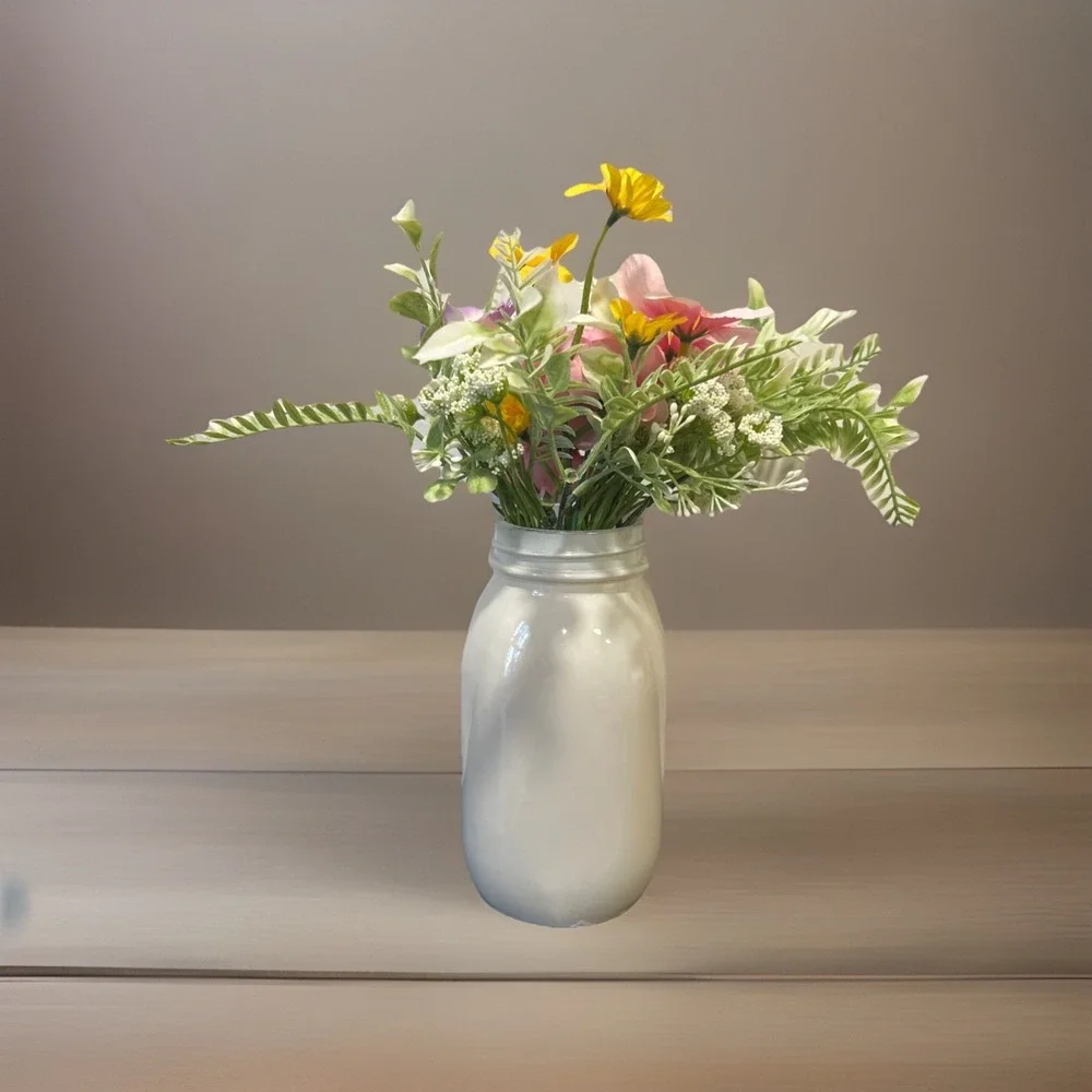New Dolly Parton Wildflower Spring 2026 Floral Arrangement Butterfly Jar‎